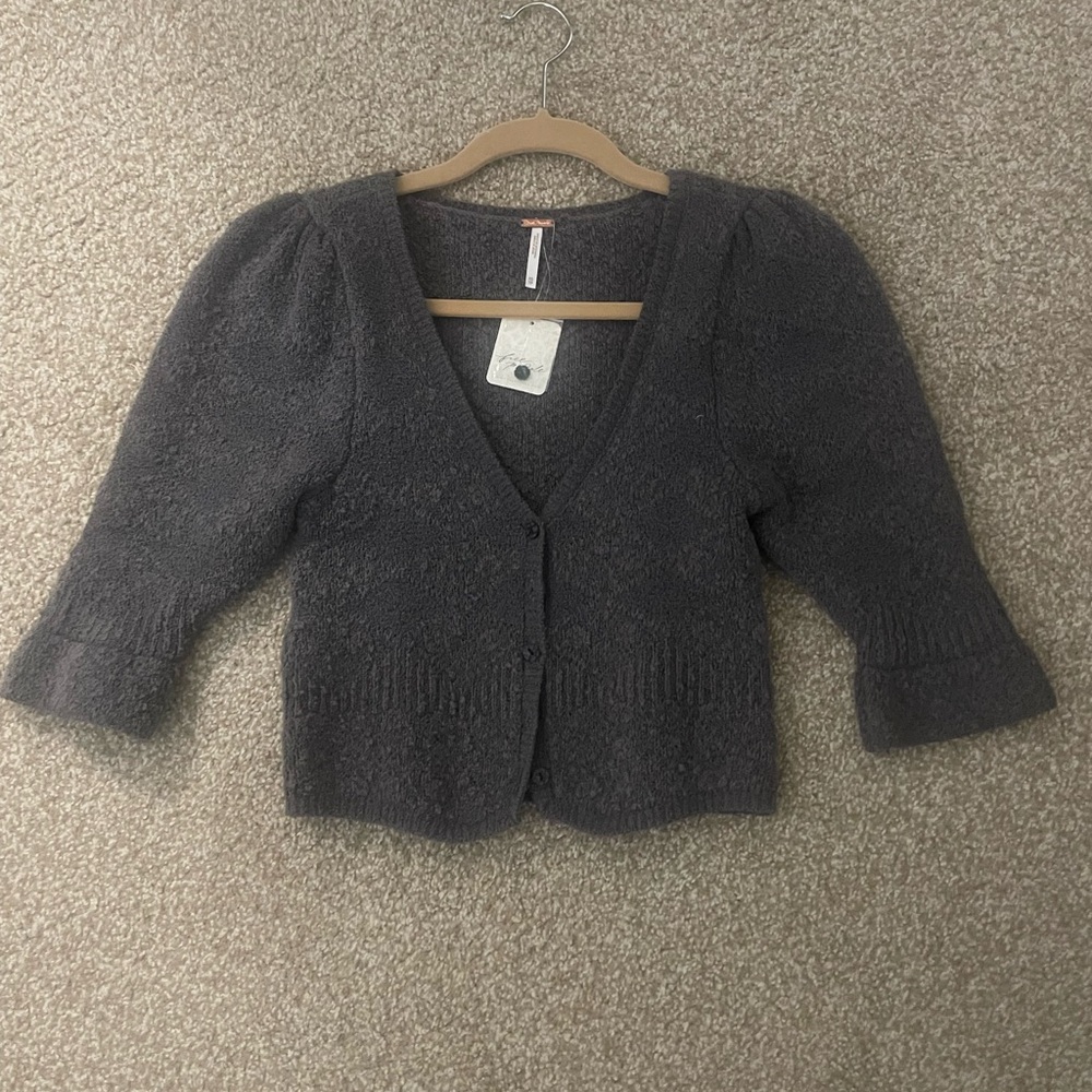FP Movement by Free People Charcoal Cardigan